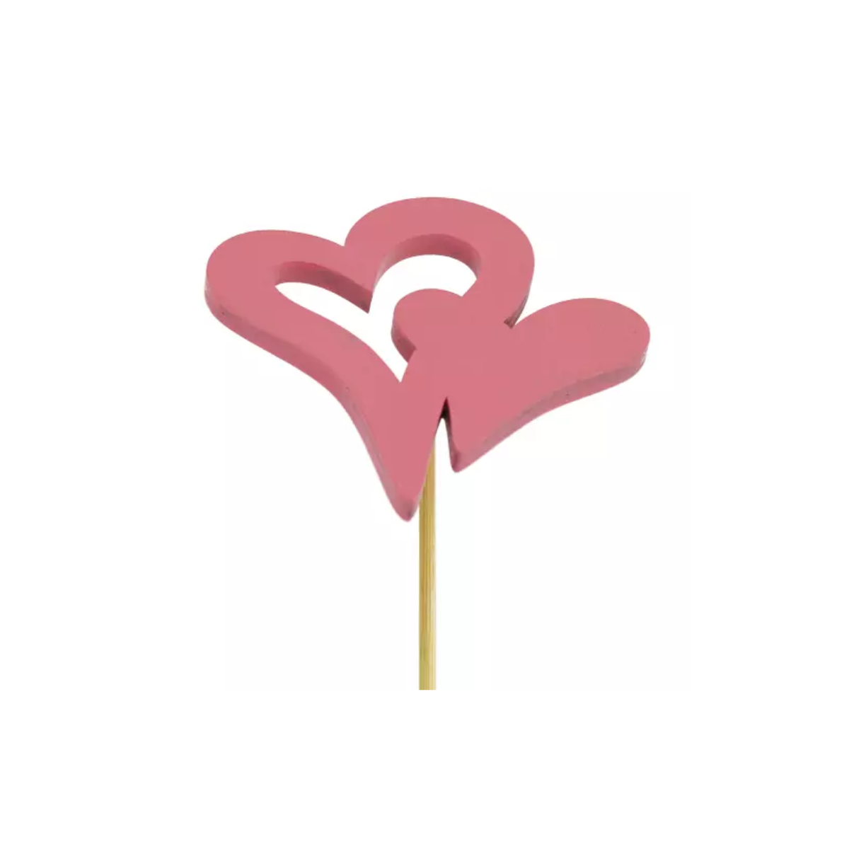 Pick Double Cœur – 50 cm – Par 25