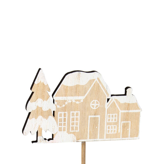 Pick Village Wood 10×6 cm – Pack of 24