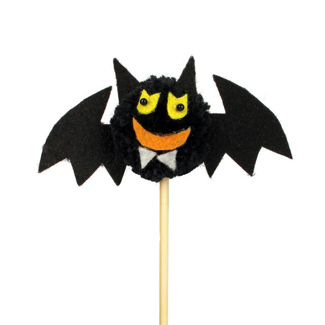 Pick Bat Plush 6×6 cm Black – Pack of 24