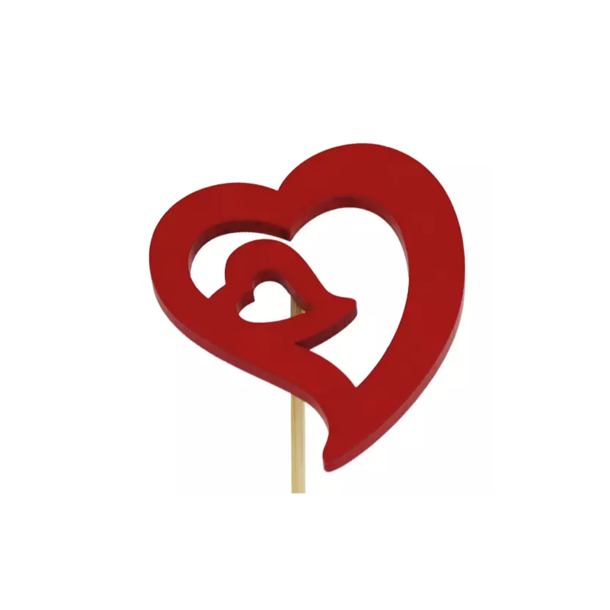 Pick Double Cœur – 50 cm – Par 25