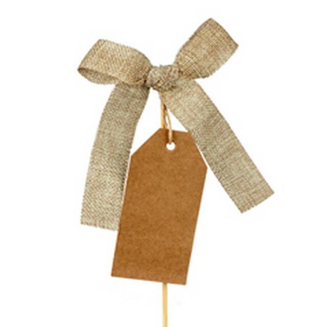 Pick Nœud Tissé 13×10 cm – Par 25