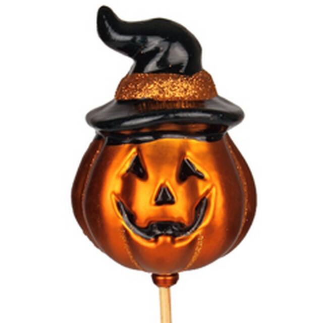 Pick Pumpkin + Hat Plastic 9×6 cm – Pack of 25