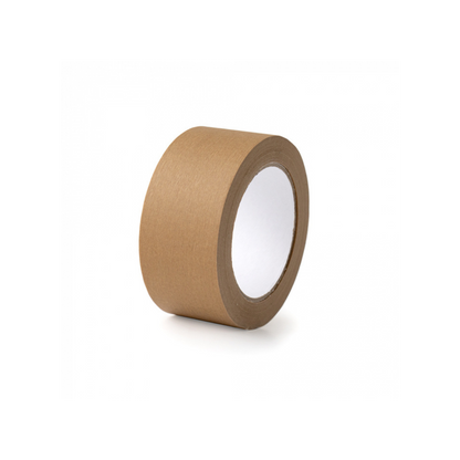 Rouleau Papier Adhésif Kraft Brun – FSC – 48 mm × 50 m – Par 6