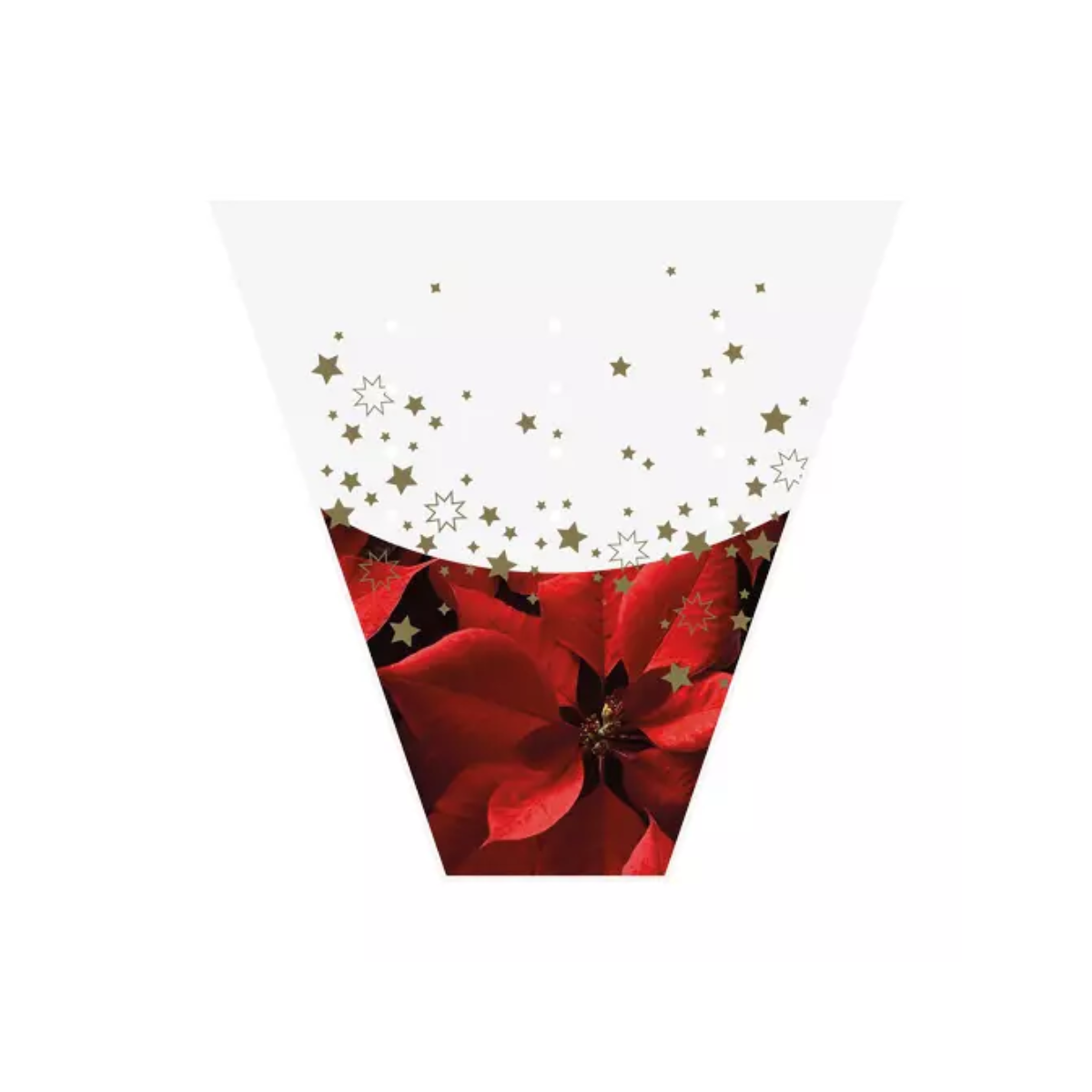 Housse Poinsettia Rouge – 59×55×18 cm – Par 50