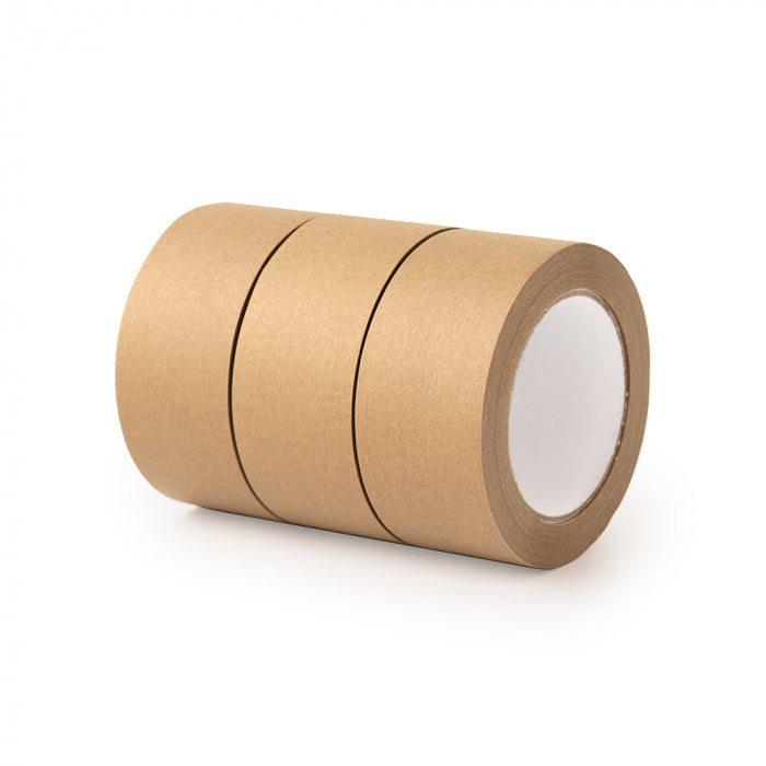 Rouleau Papier Adhésif Kraft Brun – FSC – 48 mm × 50 m – Par 6
