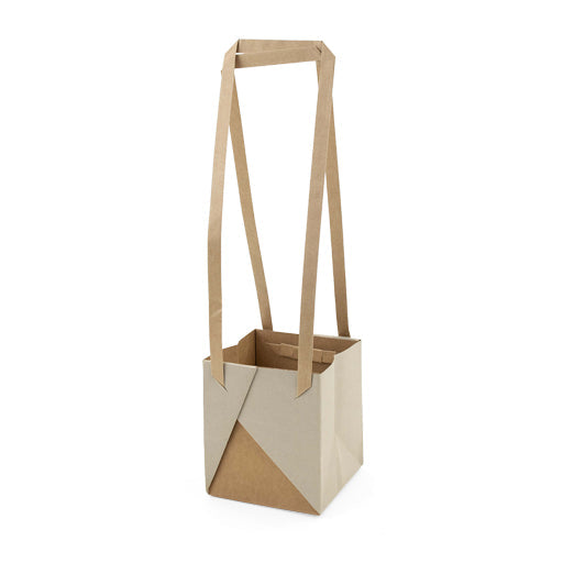 Unifold Bag 14x12x12cm Cream
